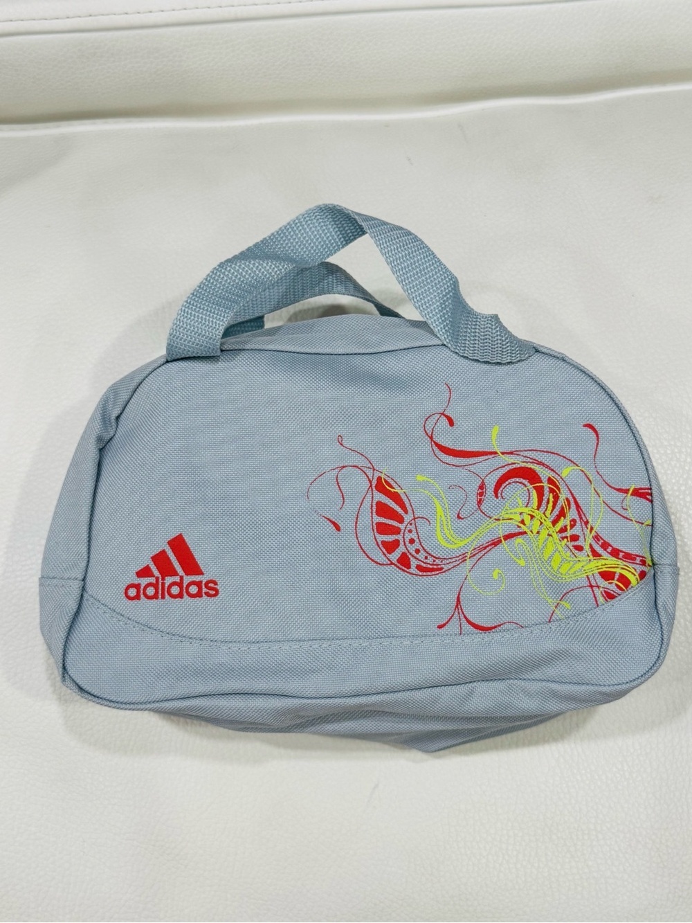 adidas Women's Light GeayBlue Graphic Handheld Bag